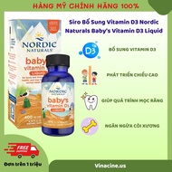 Siro Bổ Sung Vitamin D3 Nordic Naturals Baby’s Vitamin D3 Liquid 22.5ml Giúp Xương Răng Chắc Khỏe