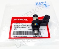 หัวฉีด ตอเล็ก 6รูJ แท้เบิกศูนย์ Honda Click125i คลิก125 CT-125 หลีด125 หัวฉีดS4 LAED125 ปลั๊กเล็ก