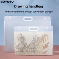 BUTUTU File Folder, 4K/8K/16K A2/A3/A4 Painting Paper Storage Bag, High Quality Portable Waterproof 