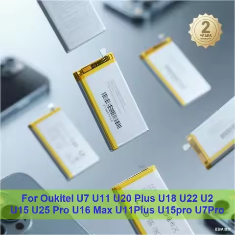 Battery For Oukitel U7 U11 U20 Plus U18 U22 U2 U15 U25 Pro U16 Max U11Plus U15pro U7Pro
