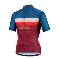 [2021 Latest Color] GIANT RIVAL Short-Sleeved Cycling Jersey Sapphire Blue/Red Bicycle Guarantee