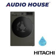 HITACHI BD-100YFVEM 10KG FRONT LOAD DRUM WASHER COLOUR: VOLCANIC GRAY WATER EFFICIENCY LABEL: 4 TICK