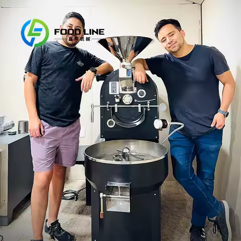 Small Home 1Kg 3Kg 5Kg 10Kg Roaster Electric Hot Air Gas Roasting Machine Coffee Beans Roasted Indus