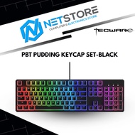 TECWARE PBT PUDDING KEYCAP SET- BLACK - TWKB-PBT-PUDBK