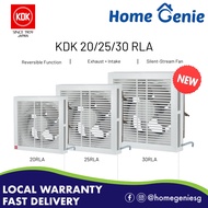 KDK 20/25/30cm Reversible Two-Way Wall Mounted Ventilating Fan with Louver 20RLA / 25RLA / 30RLA