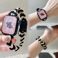 Braided nylon buckle strap band compatible For iWatch series 8/Ultra/7/6/5/SE/4/3/2/1 S8 strap 38mm 