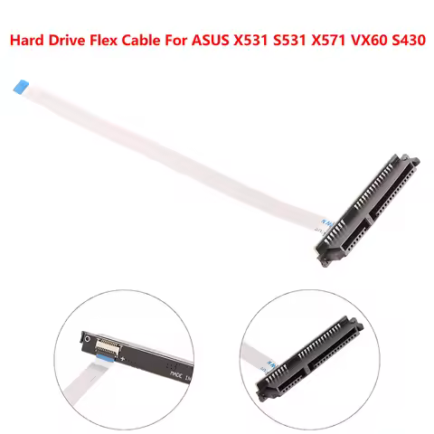 For ASUS X531 S531 X571 VX60 SATA Hard Drive HDD SSD Connector Flex Cable Disk Cable Disk Port Cable