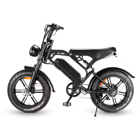 Eu Warehouse Spot Straight V20 48V 15HA Hybrid Electric Bike 1000W Fatbike Mountain Fat Tire E Bike