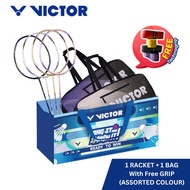 VICTOR Auraspeed 7100 Badminton Racket ARS-7100 BAG IT SMASH IT! Bundle