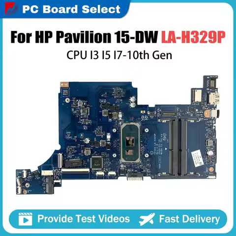 For HP 15-DW 250 G8 Motherboard L86465-601 L86470-601 L51985-601 FPI50 LA-H329P i3 i5 i7 8/10th Gen