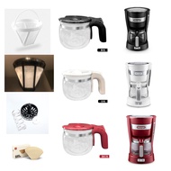 Delonghi/Delong วาล์วหยดกระดาษตัวกรองตัวกรองหม้อสีดำอุปกรณ์เครื่องชงกาแฟ Icm14011