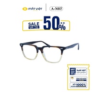 A-MO CO1201 C5 Unisex Eyeglass Frames, Genuine Fashion Eyeglass Frames, Square Frames, Vietnamese Ey