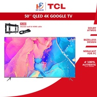 TCL 50" QLED UHD 4K Android TV 50C635