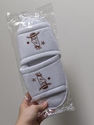 東京迪士尼樂園酒店 Toy Story hotel woody 胡迪 室内拖鞋 鞋底 Andy 字樣