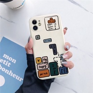 Square edge iphone case puzzle game iphone 6 6plus 6s 6splus 7 7plus 8 8plus x xr xs 11 12 pro max -