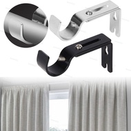 BOLONI12 Curtain Rod Holder, Adjustable Metal Curtain Rod Brackets,  Hanger for 1 Inch Rod Hardware Home Window Curtain Rod Support for Wall