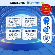 Thẻ nhớ MicroSD Samsung Evo Plus tốc độ tối đa 130MB/s dung lượng 32GB/64GB/128GB/ 256GB/512GB chính