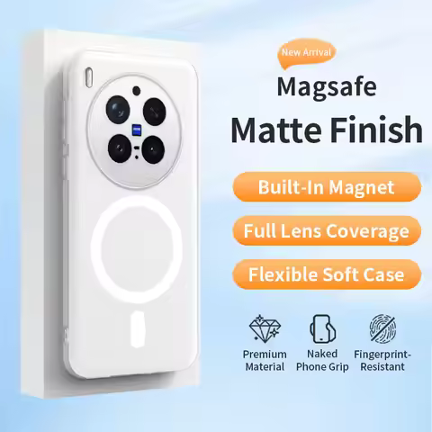 Clear Matte Soft TPU Magnetic Case For Magsafe VIVO X300 X200 S60 S50 S30 Pro Mini Ultra S IQOO 13 1