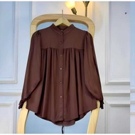 KEMEJA Alyssa Blouse ALYSSA BLOUSE WOMEN'S SHIRT LATEST MODEL RAYON TWILL TOP