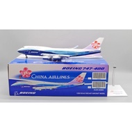 Ready Stock JC Wings 1: 200 China Airlines Airplane Model B747-400 B-18210 Wings