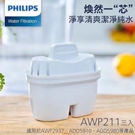 飛利浦 AWP211 濾芯 (Philips 冷熱過濾飲水機 ADD5980M、AWP2935 及 AWP2937 Micro Pure濾水壺)