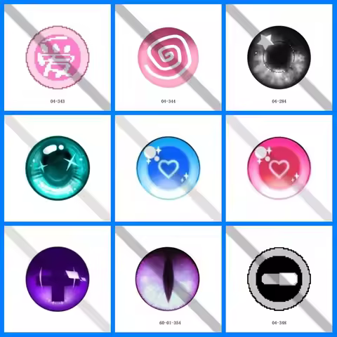 Fursuit Furry Head eyes Eyeball Furryfandom Kigurumi Kemono Cosplay Costume Eye Pupil Accessories An