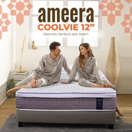 KASUR SPRING BED AMEERA COOLVIE PLUSH TOP 12 UKURAN 120X200