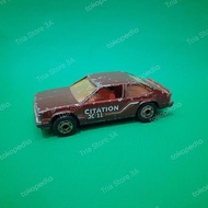 Hotwheels chevy citation red loose made in Hong Kong