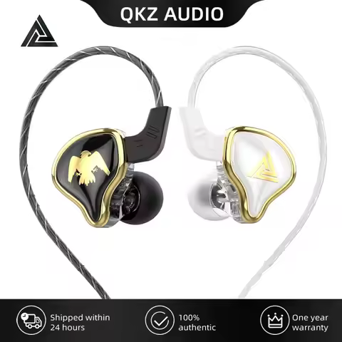 Original QKZ AK6 Ares Dynamic Wired Earphones HIFI Music Sport Earbuds In Ear Headphones Noise Cance
