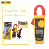 【100% Genuine】Fluke 302 + 303 305ดิจิตอลคีมเครื่องวัดกระแสแอมป์มิเตอร์ตัวทดสอบความต้านทาน AC แอมป์มิ