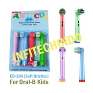 BR Refill Oral-B Electric Toothbrush Heads for Kids Electric Toothbrush Kids - EB10-A