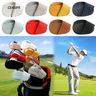 CEASIF6 Golf Iron Head Cover Practical PU Long Neck Driver Protective Headcover