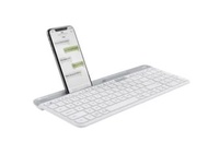 Logitech K580 Slim 英文輕薄多工無線鍵盤 (珍珠白)