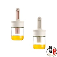 One Oil Brush Glass Bottle [Heya Wholesale] Silicone Oil Brush Brush Glass Bottle Oil Brush Oil Bott