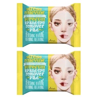 ARIEL STRESS RELIEVING PUREFUL LIP & EYE REMOVER PAD 30P 55G 2PACK – K-BEAUTY CLEANSING PAD