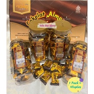 DKing Bonibol 3 COMBI Bonibol Almond Bonibol Chocolate 1 BOX contains 4 Jars of Chocolate Coated Bis