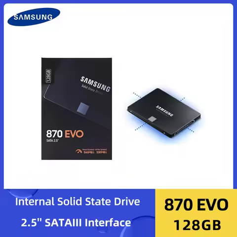 SAMSUNG SSD 870 Evo 2.5'' SATAIII 128GB Internal Solid State Drive Storage Disk For Laptop PC