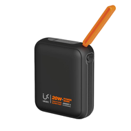 [CCC] UKIKI แบตสำรอง 10000mAh ชาร์จเร็ว PD22.5W Powerbank สายในตัว Type-C รุ่น KP10-03 (สีดำ)