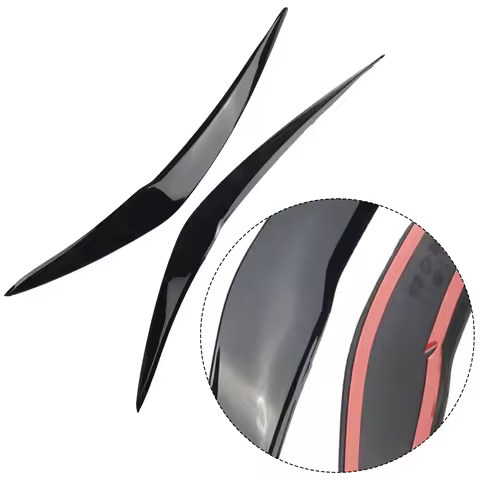 2x Headlight Eyelids Headlight Cover Eyelid Gloss Eyebrow For BMW 1 Series F20 F21 116i 118i 120i 12