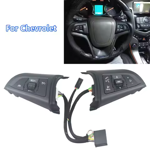 Car Audio Bluetooth Volume Control Button Multifunction Steering Wheel Switch For Chevrolet Cruze 20