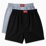 CRISS CROSS MENS 2PC COTTON BOXER SHORTS