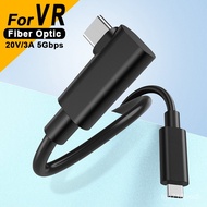 B Type C Fiber Optic VR  Cable 90 Degree Right Angle B C Fast Charging Cable For Ocul Quest PS4 5 Valve Index HTC Vive