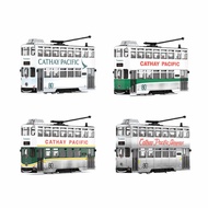 [Mode Phantom Power] Ready Stock Cathay Pacific Airlines Coating Hong Kong Tram Model Four-Piece Set