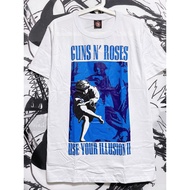 Guns Guns n'roses Cotton T-Shirt Short-Sleeved Rock Merchandise Top