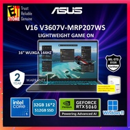 ASUS Gaming V16 V3607V-MRP207WS (Intel Core 5 210H/16GB OR 32GB DDR5 /512GB SSD/16 WUXGA "(1920 x 12