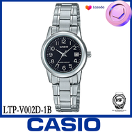 Casio Standard นาฬิกาข้อมือผู้หญิง สายสแตนเลส รุ่น LTP-V002D-1B ของใหม่ของแท้100% ประกันศูนย์เซ็นทรัลCMG 1 ปี จากร้าน M&amp;F888B