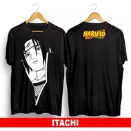 T-shirt ANIME NARUTO ITACHI Cartoon Shirt DEAWSA 3D ORIGINAL AL LADZIFIH COTTON COMBED 30S LIIMITED 