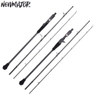 Lurekiller 1.91m M/ML 40-150G/80-250G 3-Section Black Rider Slow Jigging Rod EVA Handle Carbon Ocean