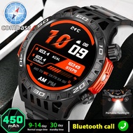 FILIEKEU LED Flashlight Smart Watch Compass SOS Outdoor Sports Watches Bluetooth Call Waterproof Rugged Military Tactical Smart Watch