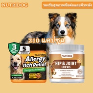 NUTRIDOG  อาหารเสริมสุนัข บำรุงสะโพกและข้อต่อ Hip Joint Support for Dogs Treats Snack Dog Food Suppl